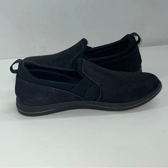 Clarks Breeze Bali Black Faux Suede Slip On Shoes Women's Size 7.5 - Picture 4 of 10